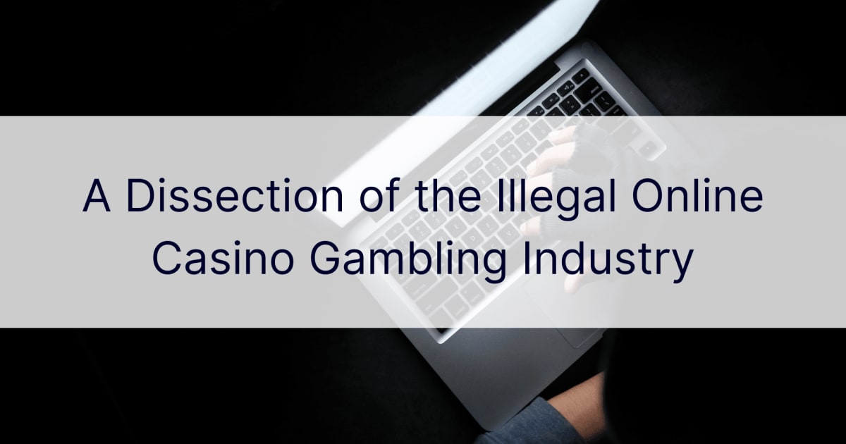 Nelegālo tiešsaistes kazino azartspēļu nozares dalījums