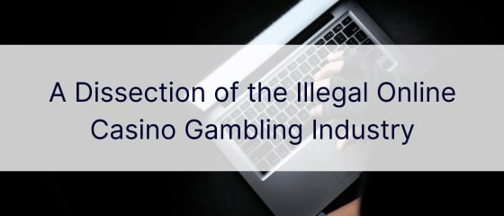 Nelegālo tiešsaistes kazino azartspēļu nozares dalījums